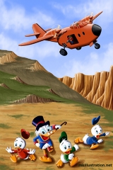 Ducktales Escapes mkillustration.net