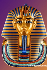Pharoahs-mask-mkillustration.net-