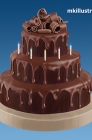chocalate cake 4 mkillustration.net
